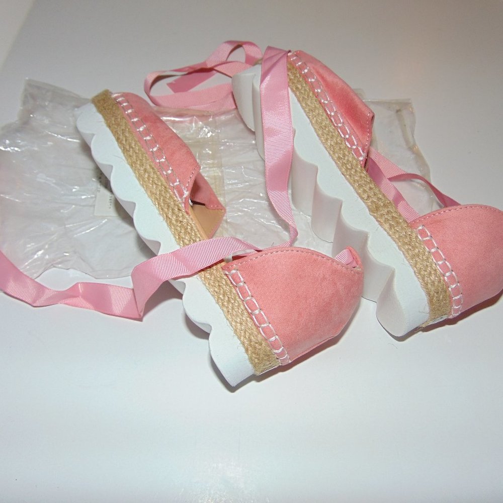 Pink Ribbon Tie Shoe - *NIP - Size 36